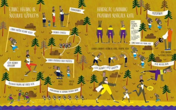Mažiesiems – knyga „Miško olimpinės žaidynės“